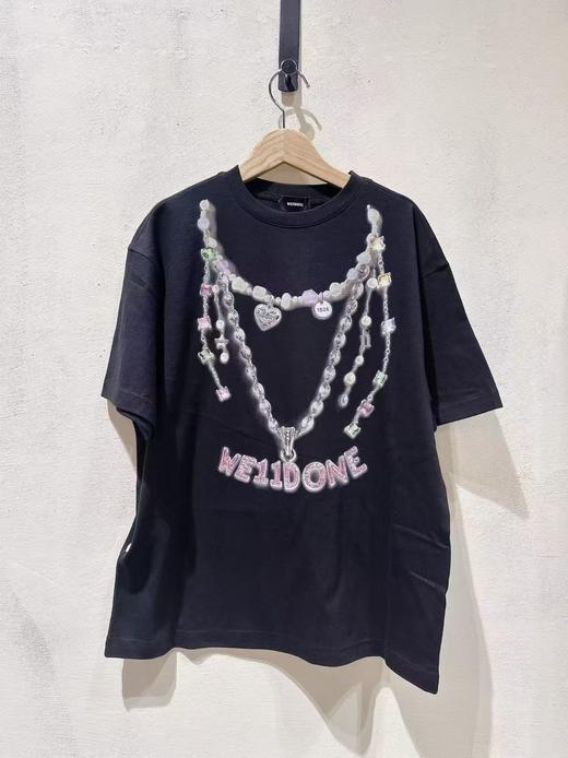 女款印花短袖T恤he 商品图0