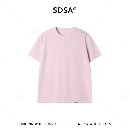 36282SDSA男装2026新款重磅基础款正肩T恤宽松显瘦百搭短袖亲肤透气 商品图1