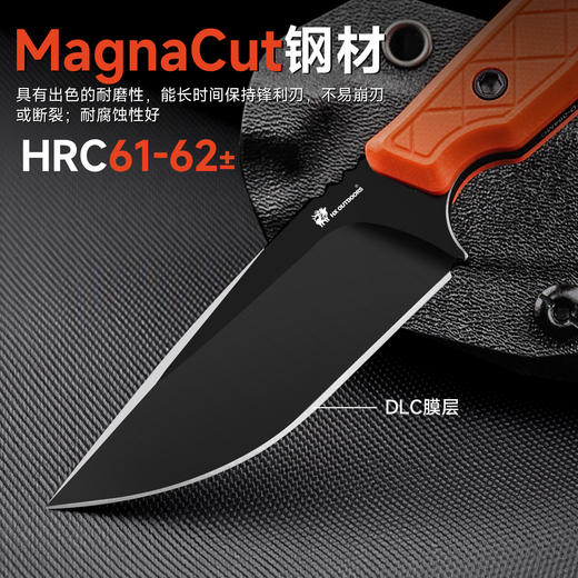 汉道MagnaCut钢小捣蛋多功能野外生存刀户外求生刀家用厨房小刀防身刀具 商品图11