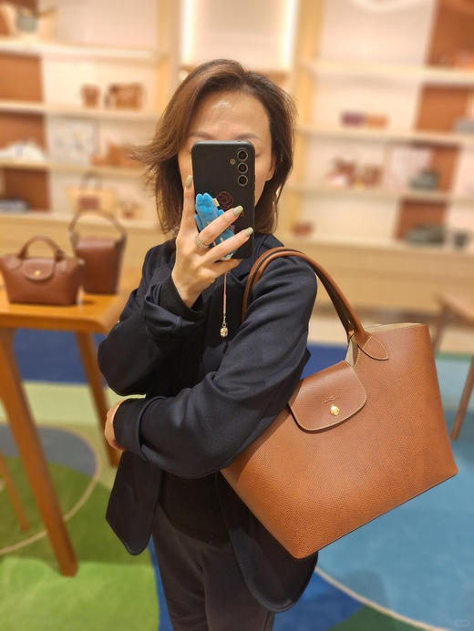 王曼昱同款Longcham*p epure大号元宝托特包 商品图12