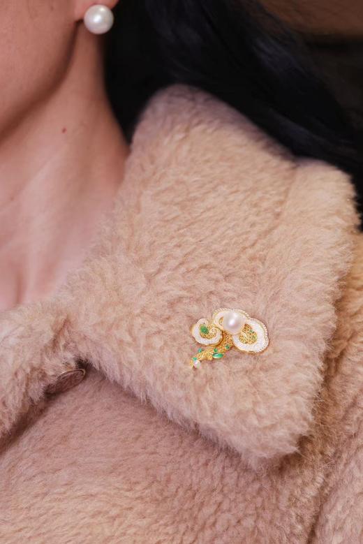 庭中蝶韵 花丝蝴蝶结耳环 JD 商品图1