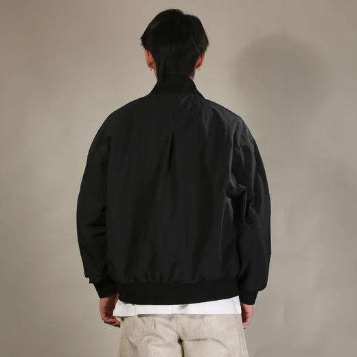 DRONKOO 2026 立领领子前襟针织压边钉扣装饰中厚夹克 商品图4