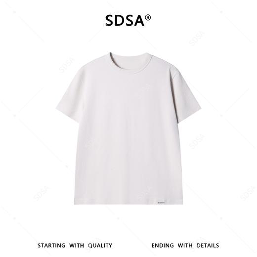 36282SDSA男装2026新款重磅基础款正肩T恤宽松显瘦百搭短袖亲肤透气 商品图1