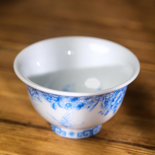 一儒堂 蝴蝶万花压手杯 商品图1