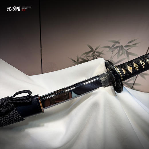 黑武士打刀 传统刀剑 沈广隆刀剑 武士 未开刃 商品图2