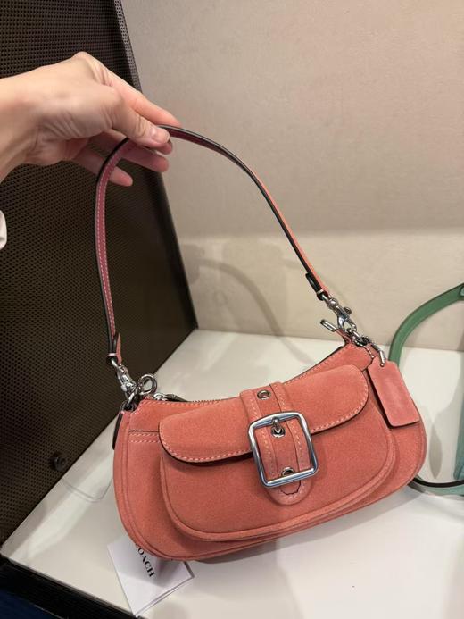 到手价1480元 Coach麂皮Ashton mini斜挎/腋下包 尺寸：20*9.5*5.5cm  美国代购，无中文标签，介意慎拍 商品图1