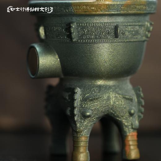 江西博物院立鹿耳四足青铜甗立体冰箱贴文创旅游纪念品 商品图3