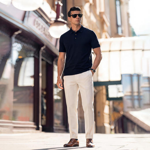 【DG】大依优型大码男装夏季翻领POLO衫短袖商务休闲棉质短袖上衣300斤 商品图1