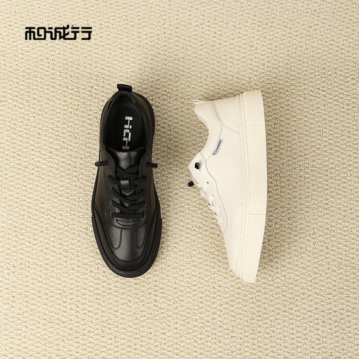 和诚行2026春季新款舒适时尚百搭一脚蹬男士真皮男式休闲鞋0551283 商品图4