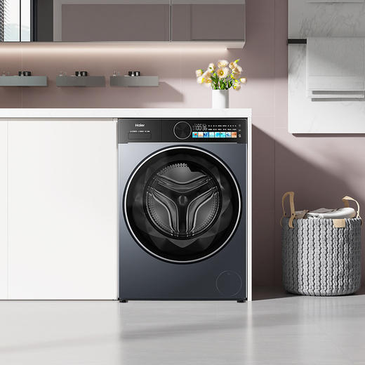 海尔12kg滚筒洗衣机全自动家用 12KG XQG120-LE51C2U1无烘干 滚筒 商品图2