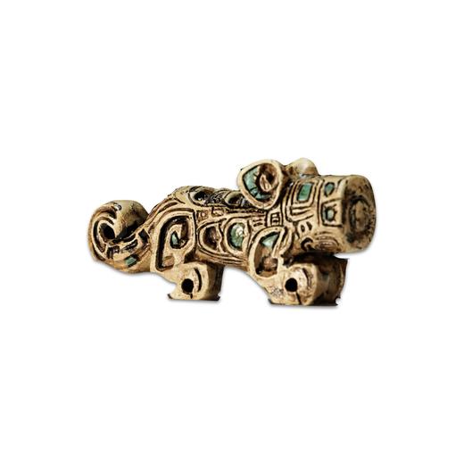 嵌绿松石骨虎冰箱贴磁吸立体树脂材质博物馆文创河南安阳旅游纪念 商品图4