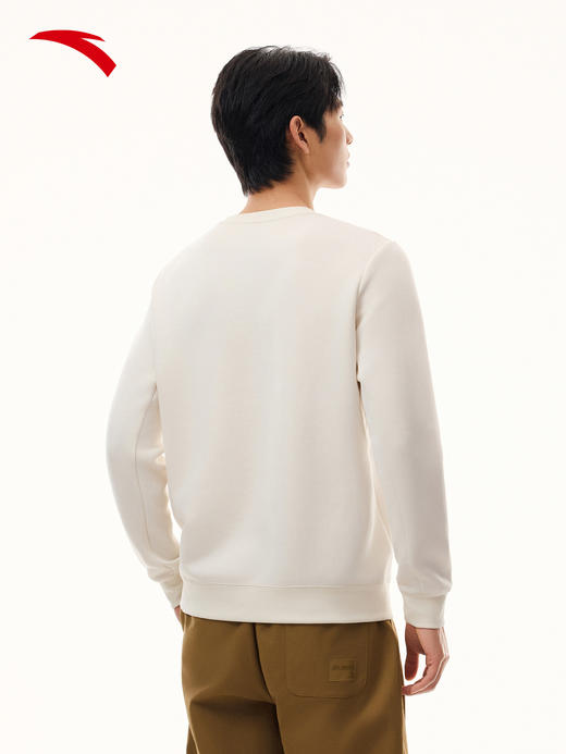 安踏套头卫衣男2026新款跑步训练宽松圆领长袖运动上衣152617722 商品图1