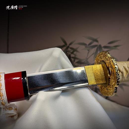赤金打刀 传统刀剑 沈广隆刀剑 武士 未开刃 商品图2