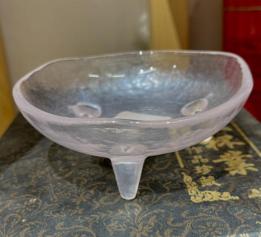 长裕川玲珑三足古典茶点碟 商品图0