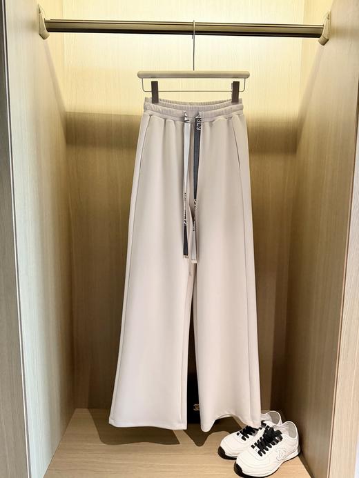 点此购买 Max春秋季女士飘带休闲直筒阔腿裤 mp 340968 商品图2