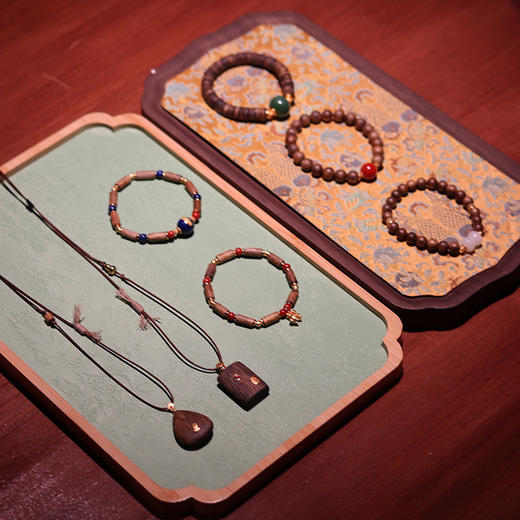 寻山隐 海南奇楠沉香手串/无事牌 ，文玩国风美人、君子的风雅首饰，多款可选 商品图14