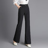 「自」全新升级【铂金会员146/天猫199/差价53】(14020)洛诗琳气质微喇阔腿裤2026春季新款时尚高腰显瘦窄版直筒裤 商品缩略图1