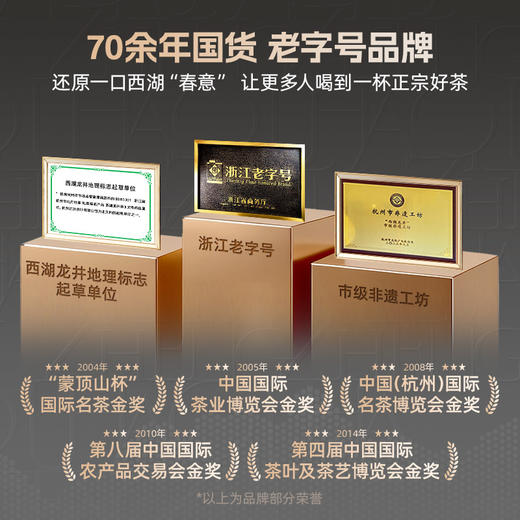 2026年新茶上市【狮莲心礼盒】卢正浩狮莲心明前精品级西湖龙井绿茶茶叶礼盒装150克绿茶茶叶 商品图1