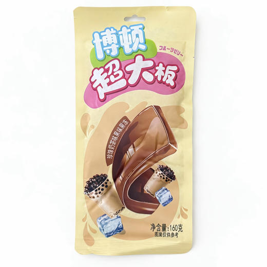 博顿超大板珍珠奶茶味果味果冻160g 商品图0