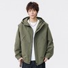 【DSL】大依优型大码男装春秋休闲夹克连帽百搭运动长袖外套加大码上衣 商品缩略图1