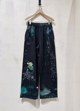 女款印花休闲长裤he