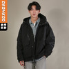 DRONKOO 2026 连帽一侧拉链一侧袋盖工装户外风微阔中厚夹克 商品缩略图0
