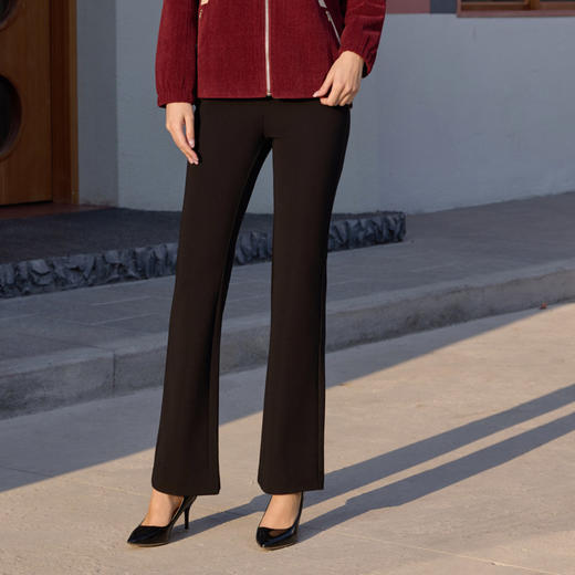 半身缘女裤 春季抗皱透气舒适百搭休闲裤261102M10320180 商品图3