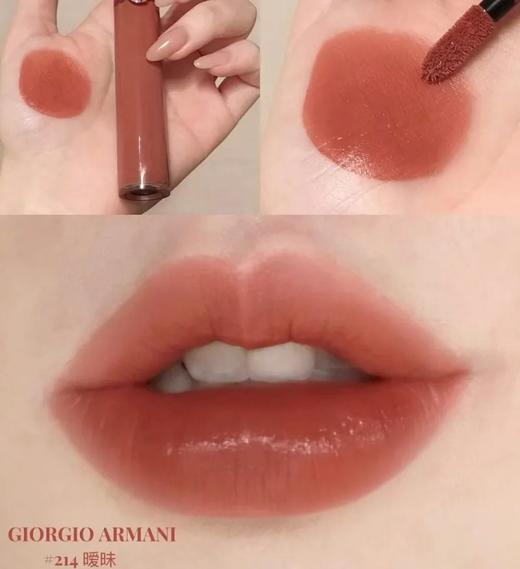 【领券到手价98元】阿玛尼 唇釉小样四件套#405#206#400#214中样口红3.5mlx4支带礼袋套 香港直邮 商品图4