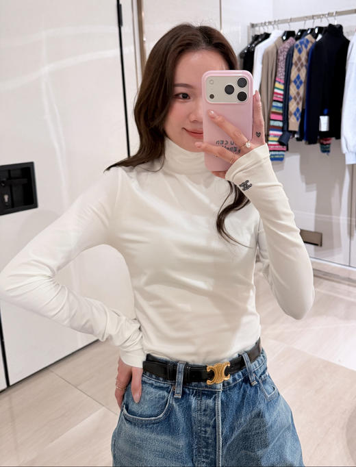 赛琳 最新款 高领长袖打底衫（MM） 商品图0