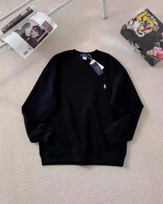 F022704早春新年红系列刺绣落肩宽松款圆领卫衣 商品图6