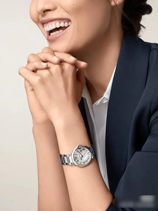 卡地亚 蓝气球 33mm 精钢 石英 女士 手表 商品图2