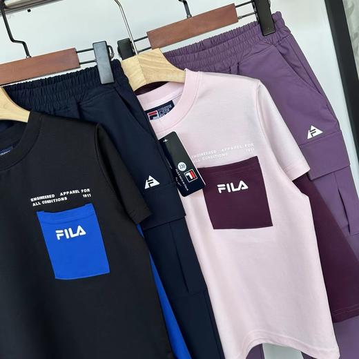 F022737新款拼色打底衫+工装裤柔软舒适组合儿童套装 商品图14