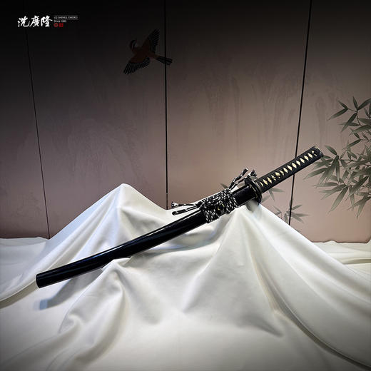 雷渊中款 传统刀剑 沈广隆刀剑 武士 未开刃 商品图1