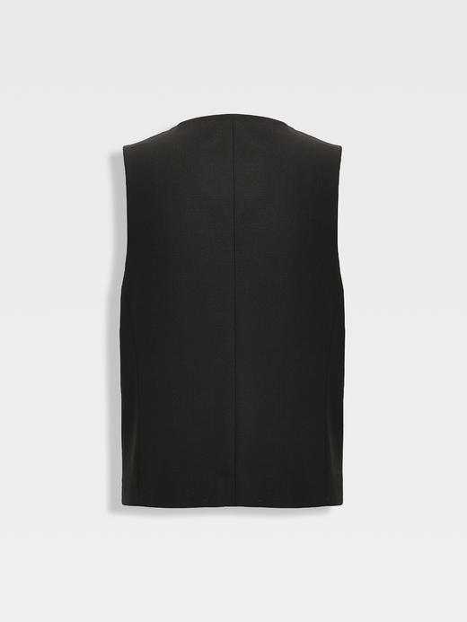 callisto咖色绵羊毛混纺马甲 商品图1