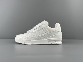 春季特惠💰720 LV 纯原版本 # 驴牌 Trainer 全白 满印印花