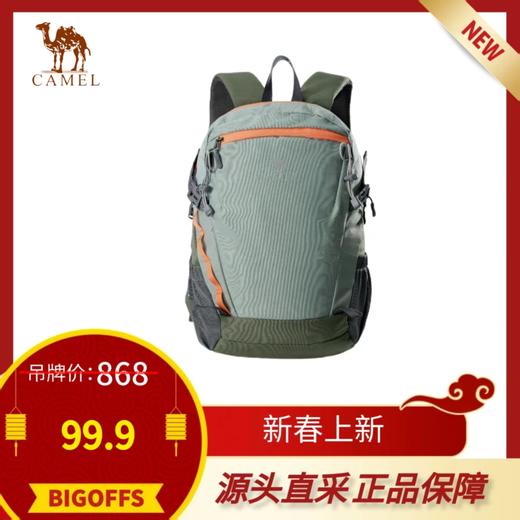 骆驼双肩背包青碧色99.9元（线上线下同步销售，不一定有货）657345-TD 商品图0