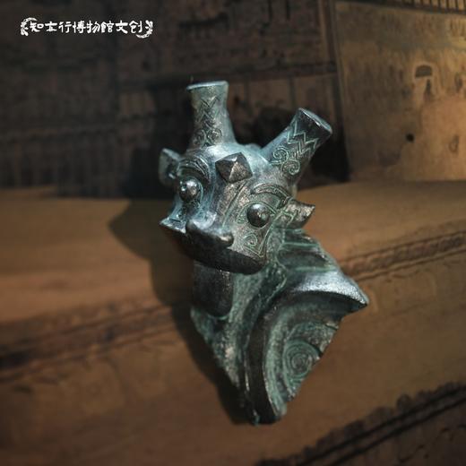 铜卣残片歪头小兽立体冰箱贴文创旅行纪念品河南安阳周边树脂磁吸 商品图0