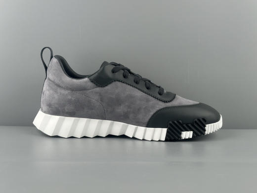 春季特惠💰650 代购冲正版本 # HERMES 爱马仕 Bouncing KHEA运动鞋 绒面革 圆头系带 平底 跑鞋 低帮 生活休闲鞋 男女同款 商品图2