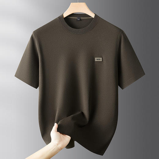 【DDS】大依优型大码男装毛衣针织短袖圆领打底衫半袖商务时尚休闲 商品图1