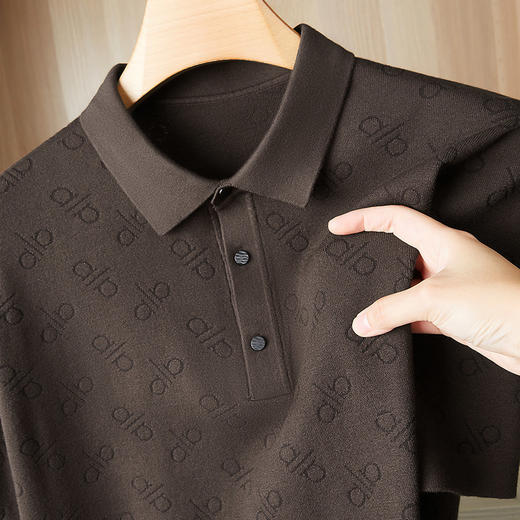 【DDS】大依优型大码男装春夏翻领短袖POLO衫时尚商务休闲男半袖上衣 商品图3