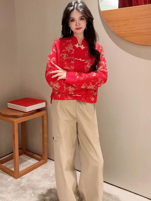 一店k （贵子1700➕ 同步在售）26ss早春新款！女生帅起来就没男人什么事儿啦！版型超哇塞！巨显腿长！宽松挺括女款工装阔腿裤 商品图3