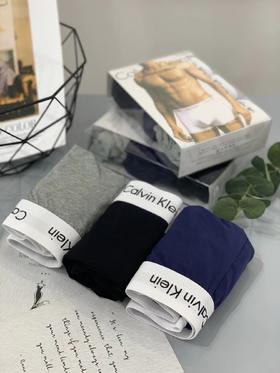 F022787三只装男士平角内裤棉四角舒适透气内裤