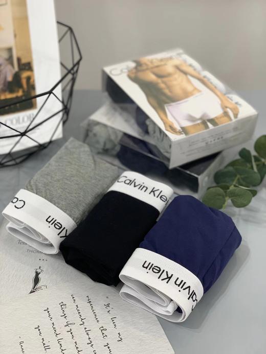 F022787三只装男士平角内裤棉四角舒适透气内裤 商品图0