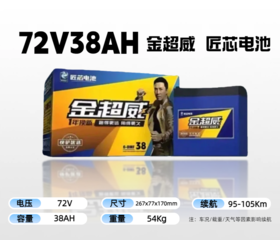 【双十一美点特惠】72V38Ah 金超威匠心 武汉到店
