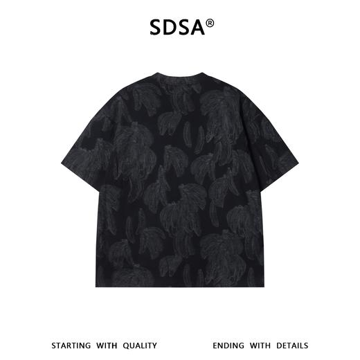 9743SDSA男装2026新款印花时尚短袖夏季休闲潮流男装香蕉3D图案T恤 商品图4