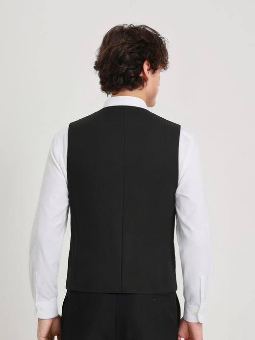 callisto咖色绵羊毛混纺马甲 商品图4