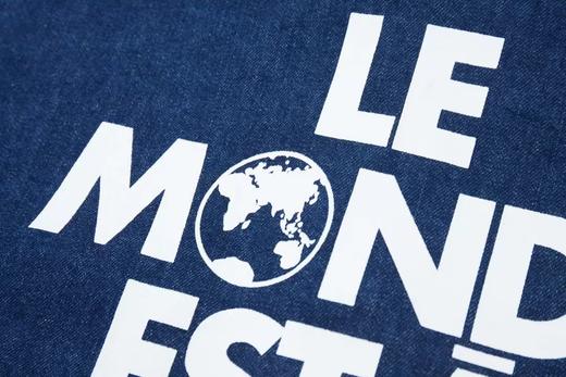 F022734早春新款后背植绒地球牛仔马甲衬衫 商品图10