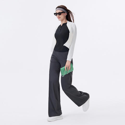 TITIKA酷girls阔腿裤春夏款女宽松高腰长裤休闲跑步运动裤11128 商品图3