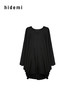 hidemi副线小h V领松弛廓形卷边长袖T恤连衣裙 商品缩略图11
