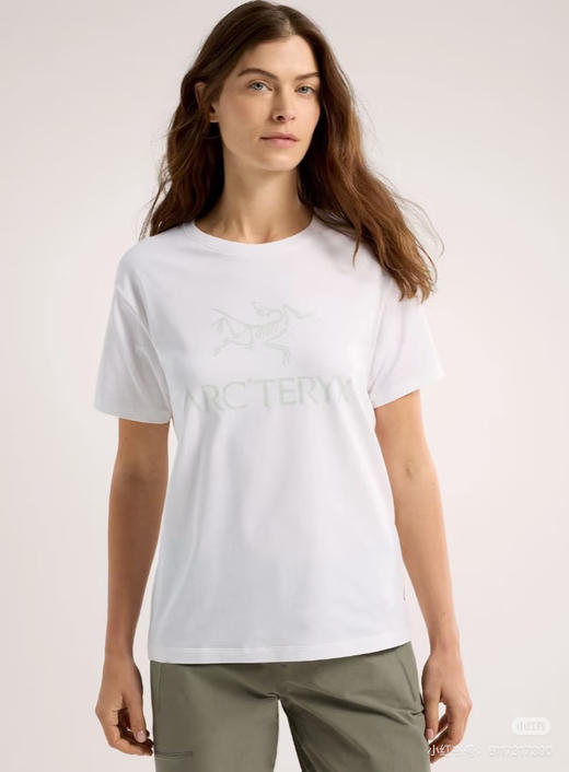 鸟家 Arc'word Logo 黑金字母印花圆领短袖T恤 商品图7